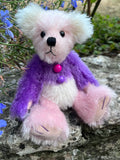 Sweet Pea - Handmade Artist Teddy Bear made by Bearly Sane Bears
