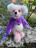 Sweet Pea - Handmade Artist Teddy Bear made by Bearly Sane Bears