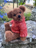 Cosy - Handmade Artist Teddy Bear made by Bearly Sane Bears