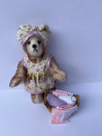 PEGGY- Handmade Artist Teddy Bear made by Bearly Sane Bears