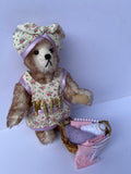 PEGGY- Handmade Artist Teddy Bear made by Bearly Sane Bears