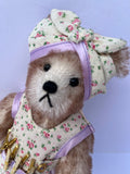 PEGGY- Handmade Artist Teddy Bear made by Bearly Sane Bears