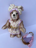 PEGGY- Handmade Artist Teddy Bear made by Bearly Sane Bears