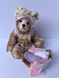 PEGGY- Handmade Artist Teddy Bear made by Bearly Sane Bears