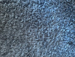 25mm Hand Dyed medium dense curled mohair - Night Blue