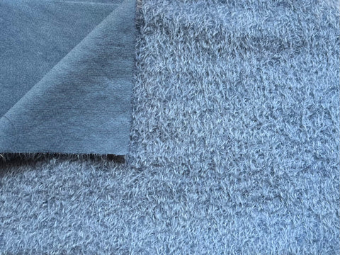 12mm Hand Dyed Medium Sparse Straight mohair - Night Sky