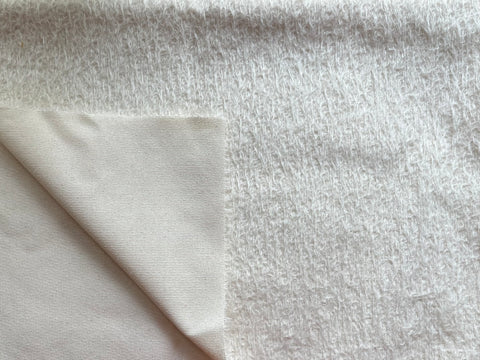 12mm Sparse straight pile mohair - Natural