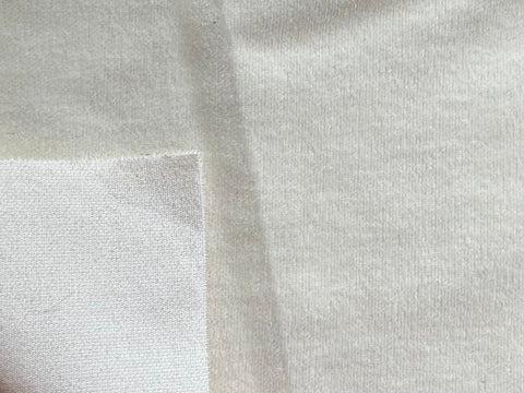 4mm Short Sparse pile mohair - Natural