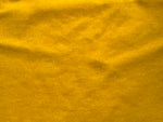4mm Hand Dyed Short Sparse pile mohair - Yellow
