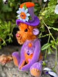 KERBIE - Handmade Artist Teddy Bear made by Bearly Sane Bears