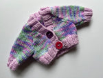 Hand Knitted Cardigan 10"/25cm chest