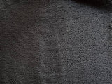 12mm Sparse straight pile mohair - Black