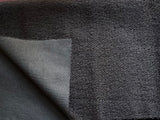 12mm Sparse straight pile mohair - Black