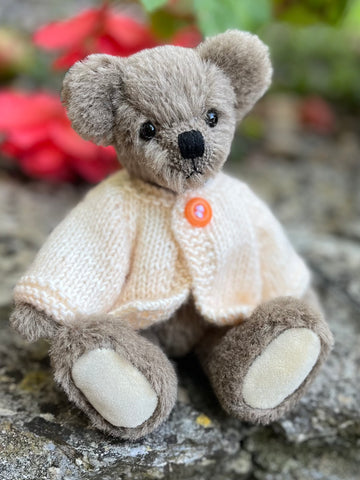 HAZEL - Handmade Artist Teddy Bear made by Bearly Sane Bears