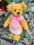 GOLDIE - Handmade Artist Teddy Bear made by Bearly Sane Bears