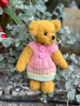 GOLDIE - Handmade Artist Teddy Bear made by Bearly Sane Bears