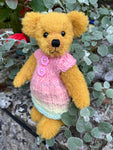 GOLDIE - Handmade Artist Teddy Bear made by Bearly Sane Bears