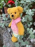 GOLDIE - Handmade Artist Teddy Bear made by Bearly Sane Bears