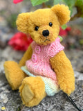 GOLDIE - Handmade Artist Teddy Bear made by Bearly Sane Bears