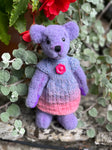LILA - Handmade Artist Teddy Bear made by Bearly Sane Bears