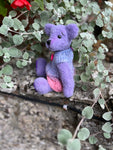 LILA - Handmade Artist Teddy Bear made by Bearly Sane Bears