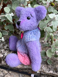 LILA - Handmade Artist Teddy Bear made by Bearly Sane Bears