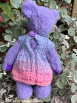 LILA - Handmade Artist Teddy Bear made by Bearly Sane Bears