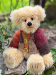 LUCAS - Handmade Artist Teddy Bear made by Bearly Sane Bears