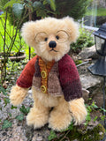 LUCAS - Handmade Artist Teddy Bear made by Bearly Sane Bears