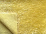 25mm Hand Dyed medium dense mohair - Lemon