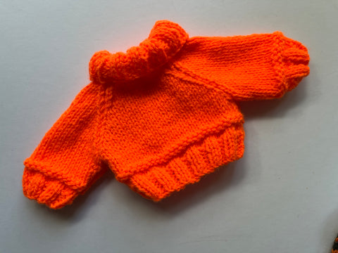 Hand Knitted jumper 10"/26cm chest