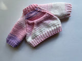 Hand Knitted Cardigan 12"/30cm chest