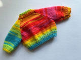 Hand Knitted Cardigan 12"/30cm chest