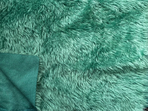25mm Hand Dyed medium dense mohair - Pine Green