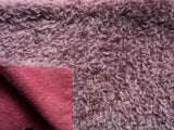 25mm Hand Dyed medium dense curled mohair - Heather Mauve