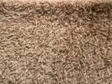25mm Hand Dyed medium dense curled mohair - Taupe