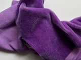 4mm Hand Dyed Short Sparse pile mohair - Purple
