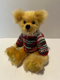 Christian - Handmade Artist Teddy Bear made by Bearly Sane Bears