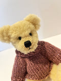 Dan - Handmade Artist Teddy Bear made by Bearly Sane Bears