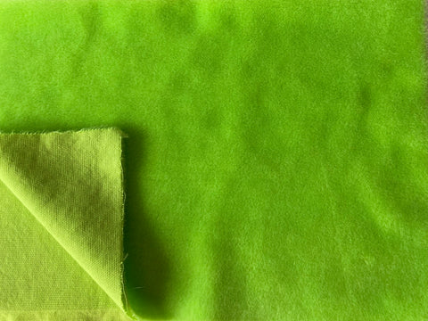 10mm Hand Dyed Dense Straight mohair - Neon Green