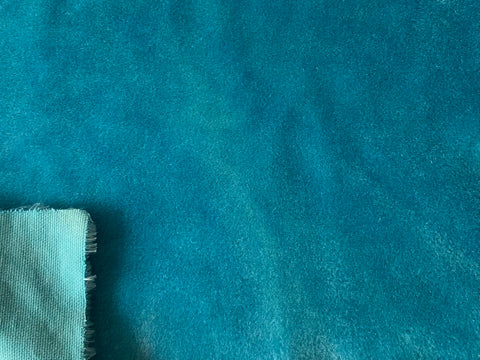 10mm Hand Dyed Dense Straight mohair - Aquamarine