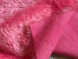 25mm Hand Dyed medium dense mohair - Punch