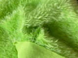 25mm Hand Dyed medium dense wavy mohair - Neon Green