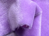 12mm Hand Dyed medium dense straight mohair - Lilac