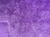 12mm Hand Dyed medium dense straight mohair - Purple