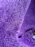 12mm Hand Dyed medium dense straight mohair - Purple