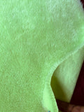 12mm Hand Dyed medium dense straight mohair - Neon Green