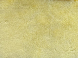 12mm Hand Dyed medium dense straight mohair - Lemon