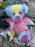 Starburst - Handmade Artist Teddy Bear made by Bearly Sane Bears
