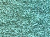 25mm Hand Dyed medium dense curl mohair - Soft Green